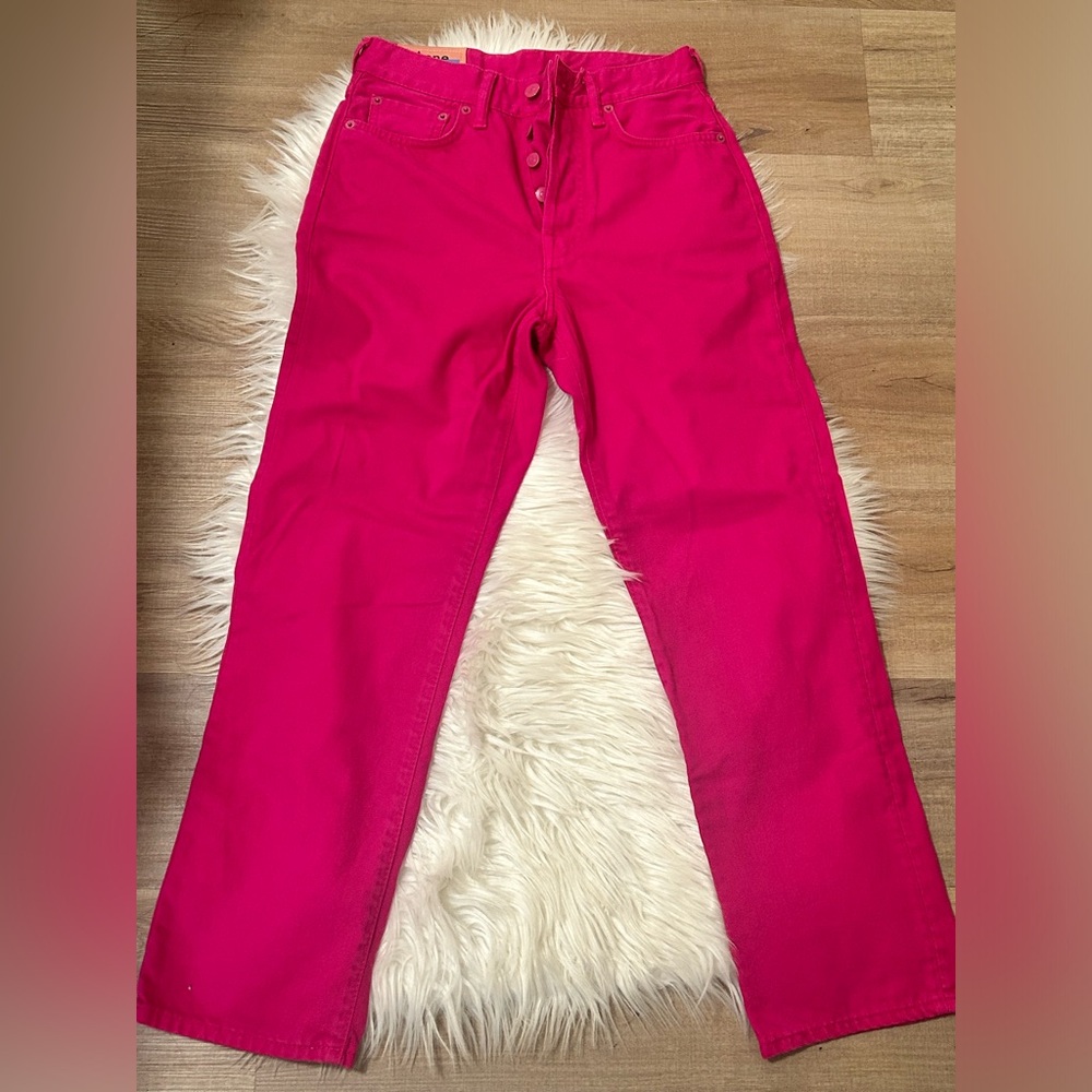 Acne Studios Blå Konst Floragatan 13 Stockholm Mece Reactive Dy Fuchsia Jeans - Picture 3 of 6